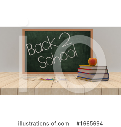 Royalty-Free (RF) School Clipart Illustration by KJ Pargeter - Stock Sample #1665694