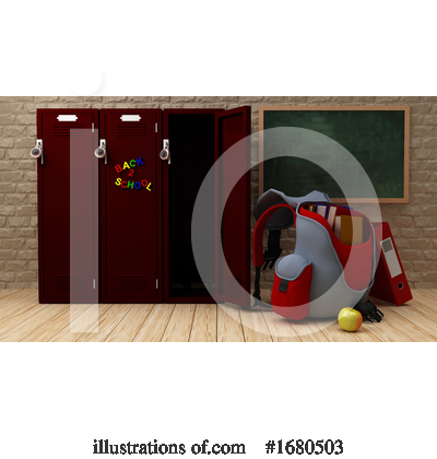Royalty-Free (RF) School Clipart Illustration by KJ Pargeter - Stock Sample #1680503
