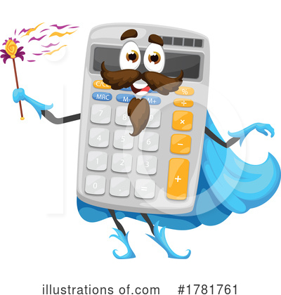 Calculator Clipart #1781761 by Vector Tradition SM