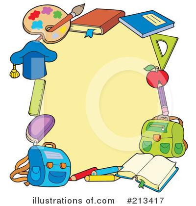 Royalty-Free (RF) School Clipart Illustration by visekart - Stock Sample #213417