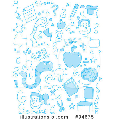 Royalty-Free (RF) School Clipart Illustration by Cory Thoman - Stock Sample #94675