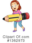 School Girl Clipart #1362973 by BNP Design Studio