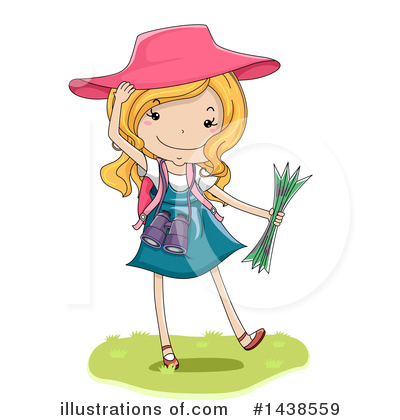 Royalty-Free (RF) School Girl Clipart Illustration by BNP Design Studio - Stock Sample #1438559