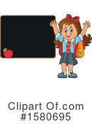 School Girl Clipart #1580695 by visekart