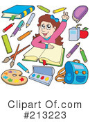 School Girl Clipart #213223 by visekart