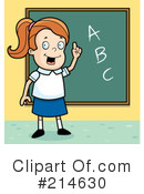 School Girl Clipart #214630 by Cory Thoman