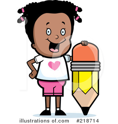 School Girl Clipart #218714 by Cory Thoman