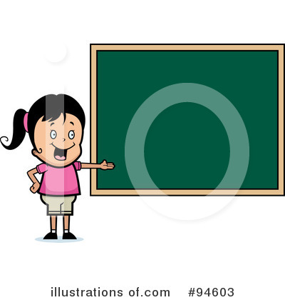 School Girl Clipart #94603 by Cory Thoman