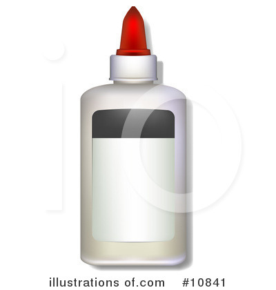 Glue Bottle Clipart #10841 by Leo Blanchette