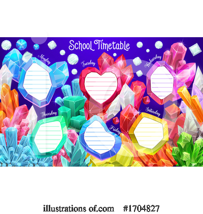 Royalty-Free (RF) School Timetable Clipart Illustration by Vector Tradition SM - Stock Sample #1704827