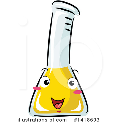 Laboratory Flask Clipart #1418693 by BNP Design Studio