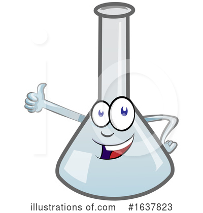Laboratory Flask Clipart #1637823 by Domenico Condello
