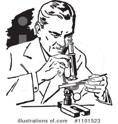 Royalty-Free (RF) Scientist Clipart Illustration by BestVector - Stock Sample #1101523