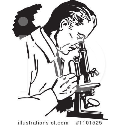 Royalty-Free (RF) Scientist Clipart Illustration by BestVector - Stock Sample #1101525