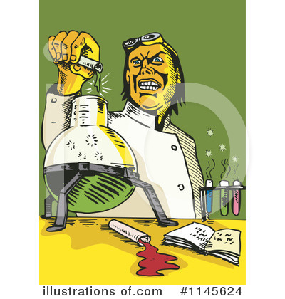 Royalty-Free (RF) Scientist Clipart Illustration by patrimonio - Stock Sample #1145624