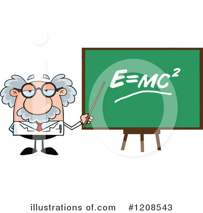 Royalty-Free (RF) Scientist Clipart Illustration by Hit Toon - Stock Sample #1208543