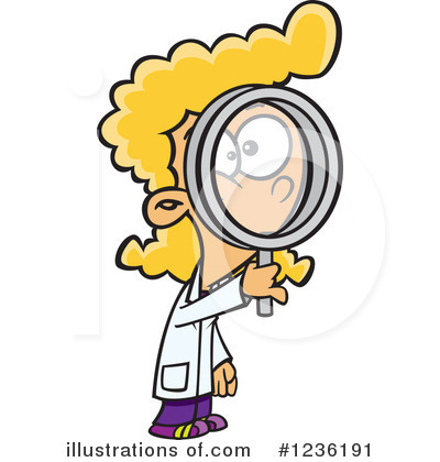 Magnifying Glass Clipart #1236191 by toonaday