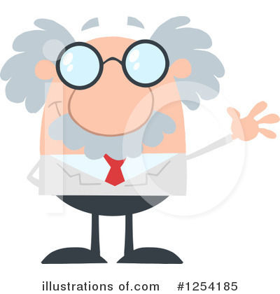 Albert Einstein Clipart #1254185 by Hit Toon