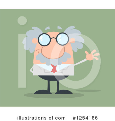 Royalty-Free (RF) Scientist Clipart Illustration by Hit Toon - Stock Sample #1254186