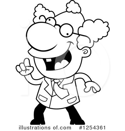 Royalty-Free (RF) Scientist Clipart Illustration by Cory Thoman - Stock Sample #1254361