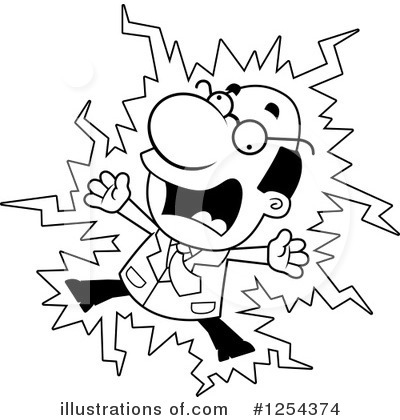 Electrocuted Clipart #1254374 by Cory Thoman
