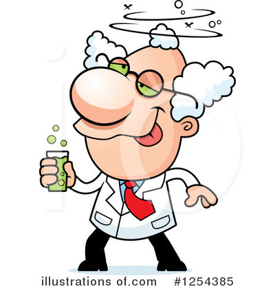 Royalty-Free (RF) Scientist Clipart Illustration by Cory Thoman - Stock Sample #1254385