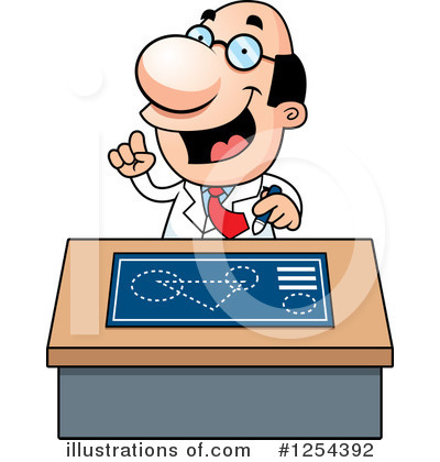 Royalty-Free (RF) Scientist Clipart Illustration by Cory Thoman - Stock Sample #1254392