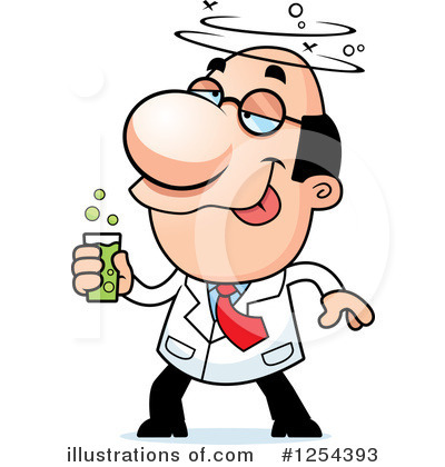 Royalty-Free (RF) Scientist Clipart Illustration by Cory Thoman - Stock Sample #1254393