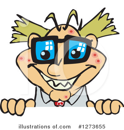 Royalty-Free (RF) Scientist Clipart Illustration by Dennis Holmes Designs - Stock Sample #1273655