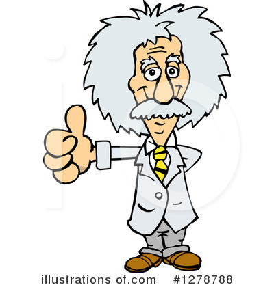 Royalty-Free (RF) Scientist Clipart Illustration by Dennis Holmes Designs - Stock Sample #1278788
