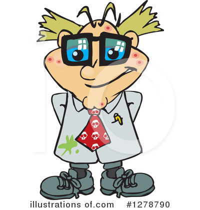 Royalty-Free (RF) Scientist Clipart Illustration by Dennis Holmes Designs - Stock Sample #1278790