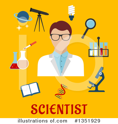 Scientist Clipart #1351929 by Vector Tradition SM
