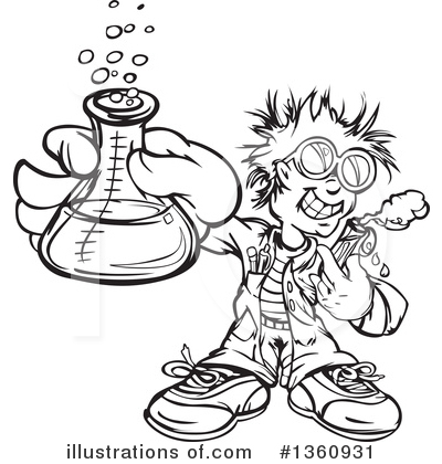 Royalty-Free (RF) Scientist Clipart Illustration by Chromaco - Stock Sample #1360931