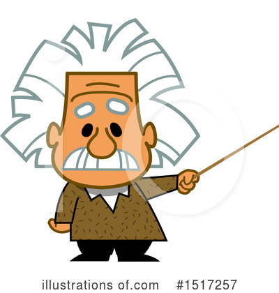 Albert Einstein Clipart #1517257 by Clip Art Mascots