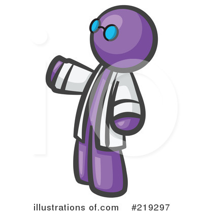 Royalty-Free (RF) Scientist Clipart Illustration by Leo Blanchette - Stock Sample #219297