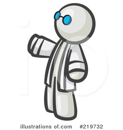 Royalty-Free (RF) Scientist Clipart Illustration by Leo Blanchette - Stock Sample #219732