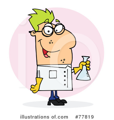 Royalty-Free (RF) Scientist Clipart Illustration by Hit Toon - Stock Sample #77819