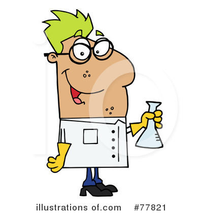 Royalty-Free (RF) Scientist Clipart Illustration by Hit Toon - Stock Sample #77821