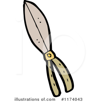 Royalty-Free (RF) Scissors Clipart Illustration by lineartestpilot - Stock Sample #1174043