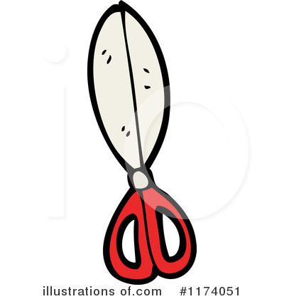 Royalty-Free (RF) Scissors Clipart Illustration by lineartestpilot - Stock Sample #1174051