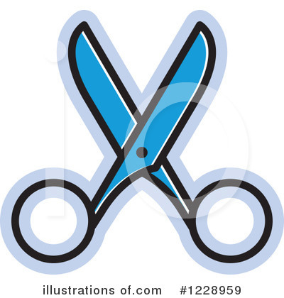 Royalty-Free (RF) Scissors Clipart Illustration by Lal Perera - Stock Sample #1228959