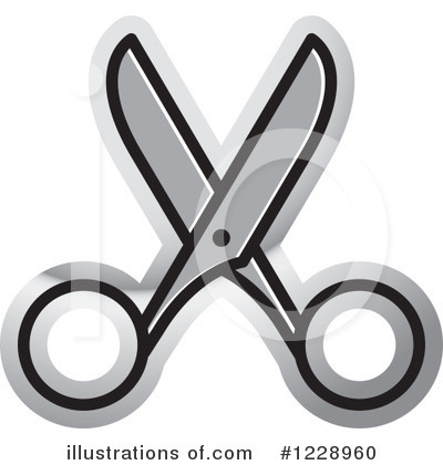 Royalty-Free (RF) Scissors Clipart Illustration by Lal Perera - Stock Sample #1228960