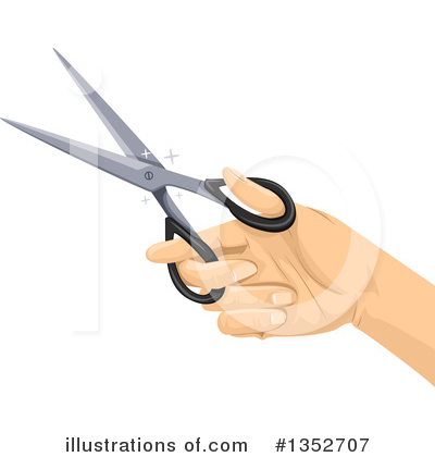 Royalty-Free (RF) Scissors Clipart Illustration by BNP Design Studio - Stock Sample #1352707
