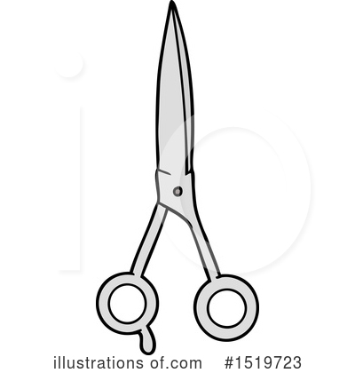 Royalty-Free (RF) Scissors Clipart Illustration by lineartestpilot - Stock Sample #1519723