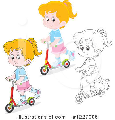 Scooter Clipart #1227006 by Alex Bannykh