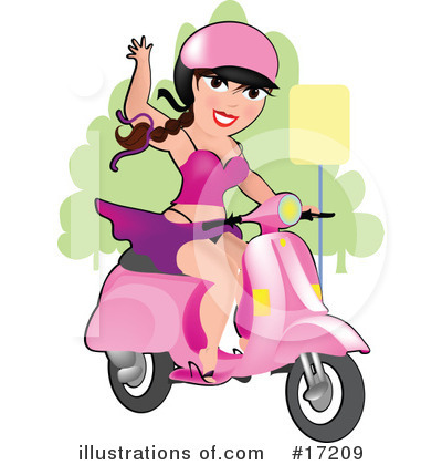 Vespa Clipart #17209 by Maria Bell