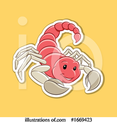 Royalty-Free (RF) Scorpio Clipart Illustration by cidepix - Stock Sample #1669423