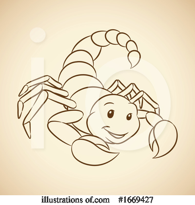 Royalty-Free (RF) Scorpio Clipart Illustration by cidepix - Stock Sample #1669427