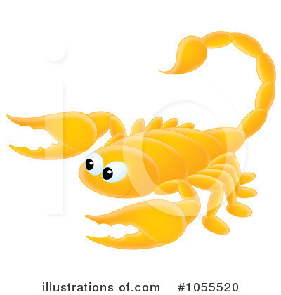 Royalty-Free (RF) Scorpion Clipart Illustration by Alex Bannykh - Stock Sample #1055520