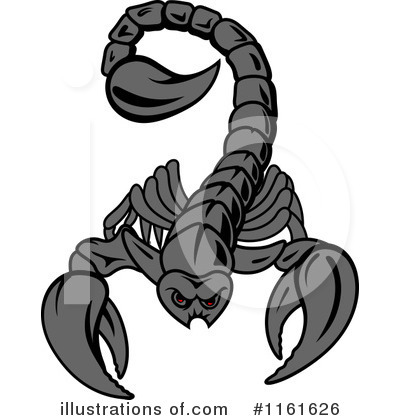 Scorpions Clipart #1161626 by Vector Tradition SM